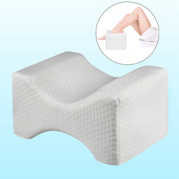 Knee Pillow for Side Sleepers - Memory Foam Wedge Contour-Leg