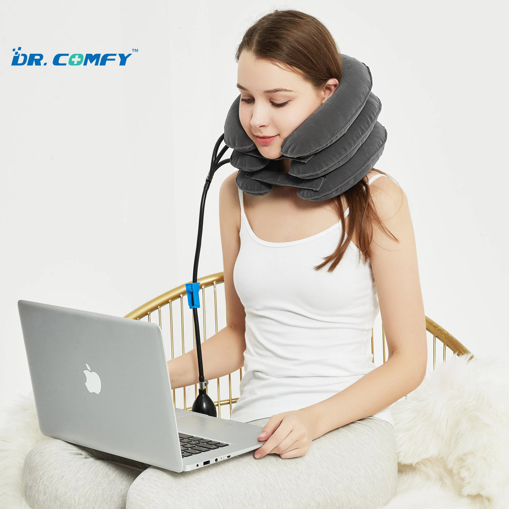 Dynamic wedge cervical traction device - Desk Jockey – Desk Jockey LLC