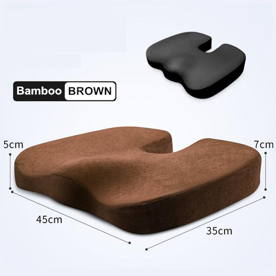 ComfySure Seat Cushion Extra Large - Firm Memory Foam Chair Pad